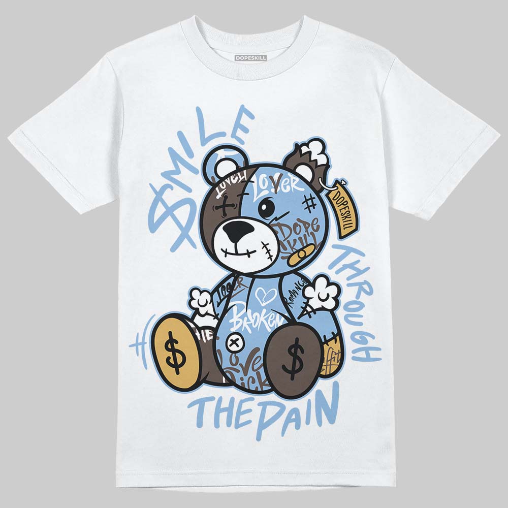 Handball Spezial Light Blue DopeSkill T-Shirt Smile Through The Pain Graphic
