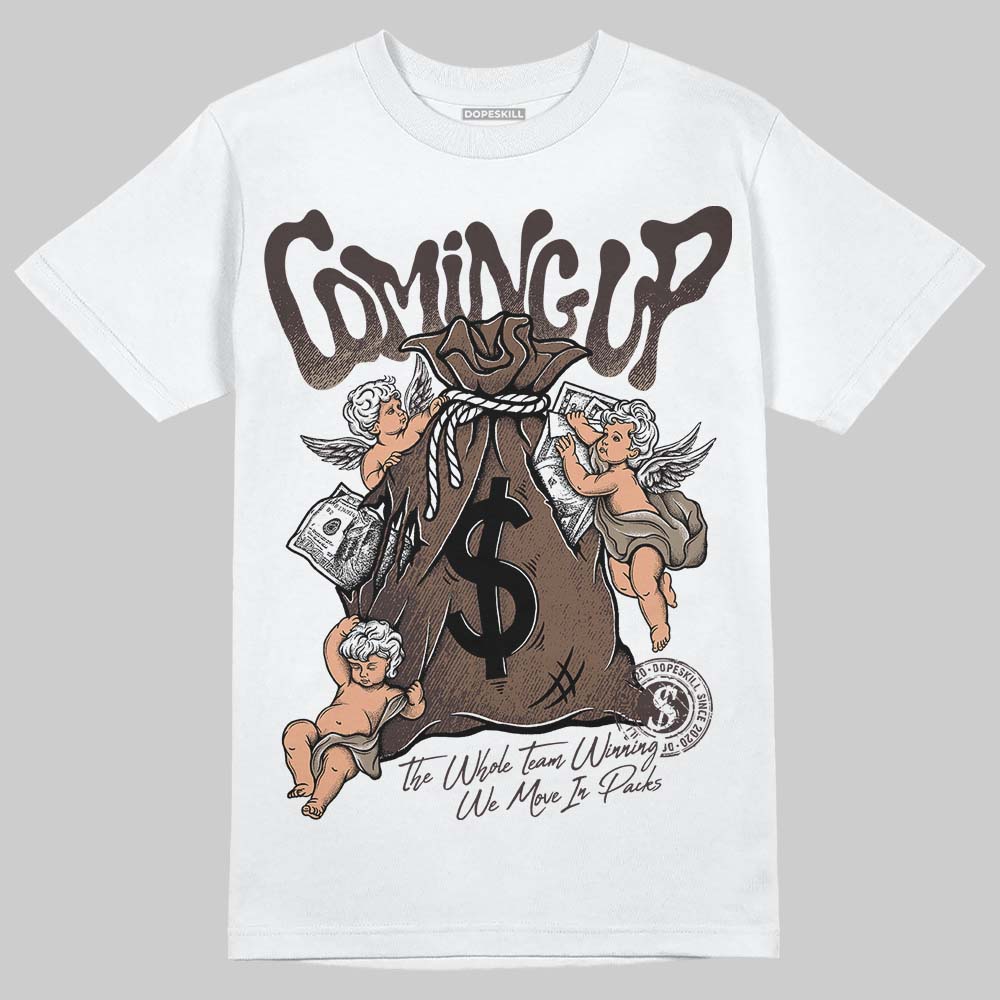 Baroque Brown 12s DopeSkill T-Shirt Money Bag Coming Up Graphic