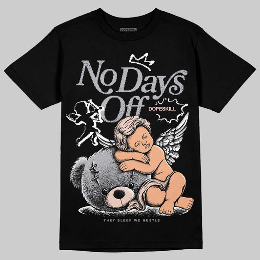 1130 Oyster Grey DopeSkill T-Shirt New No Days Off Graphic