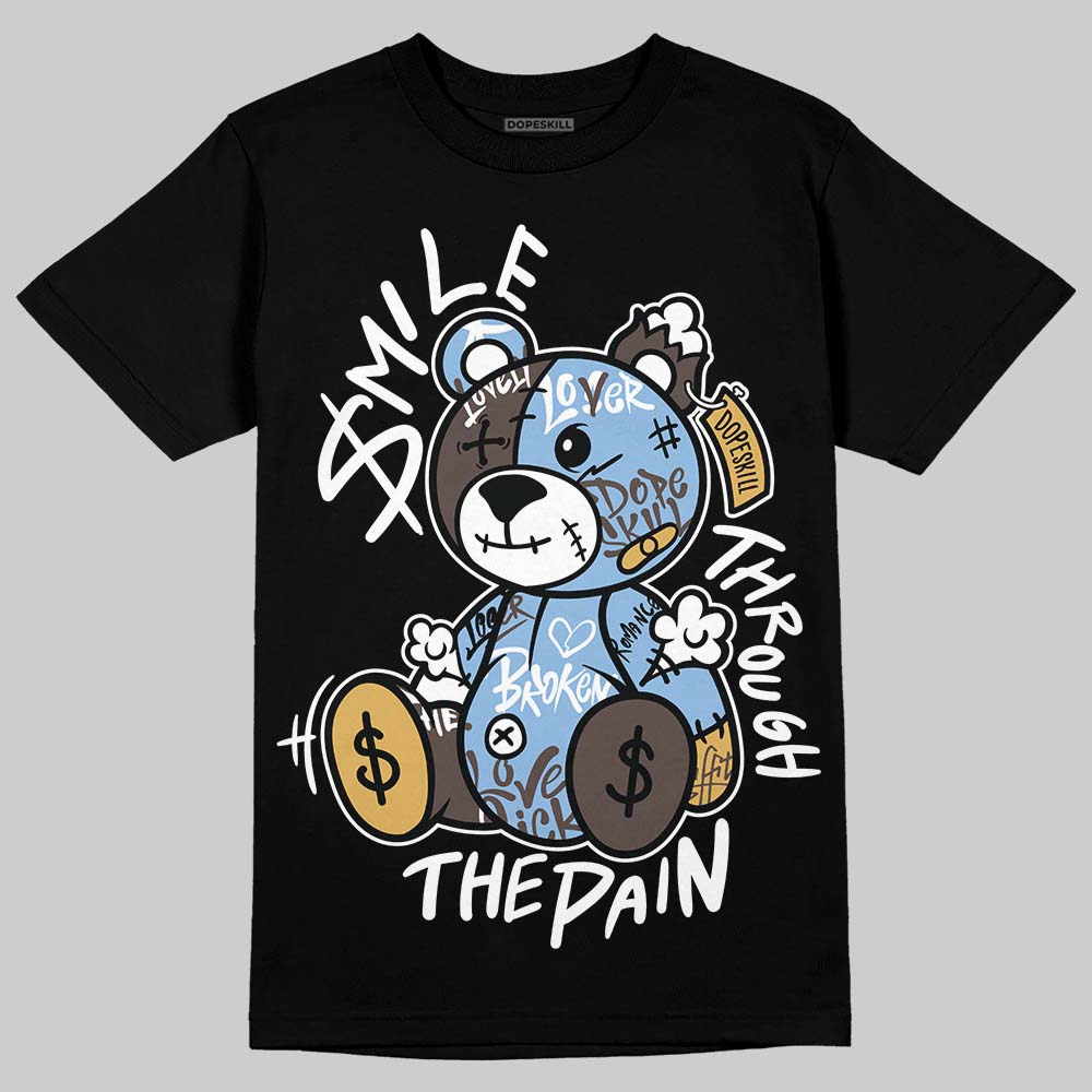 Handball Spezial Light Blue DopeSkill T-Shirt Smile Through The Pain Graphic