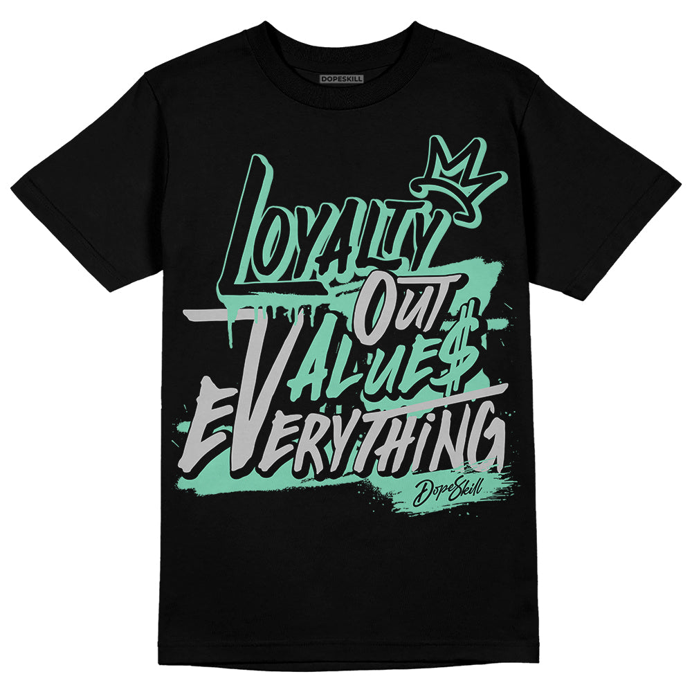 Green Glow 3s DopeSkill T-Shirt LOVE Graphic