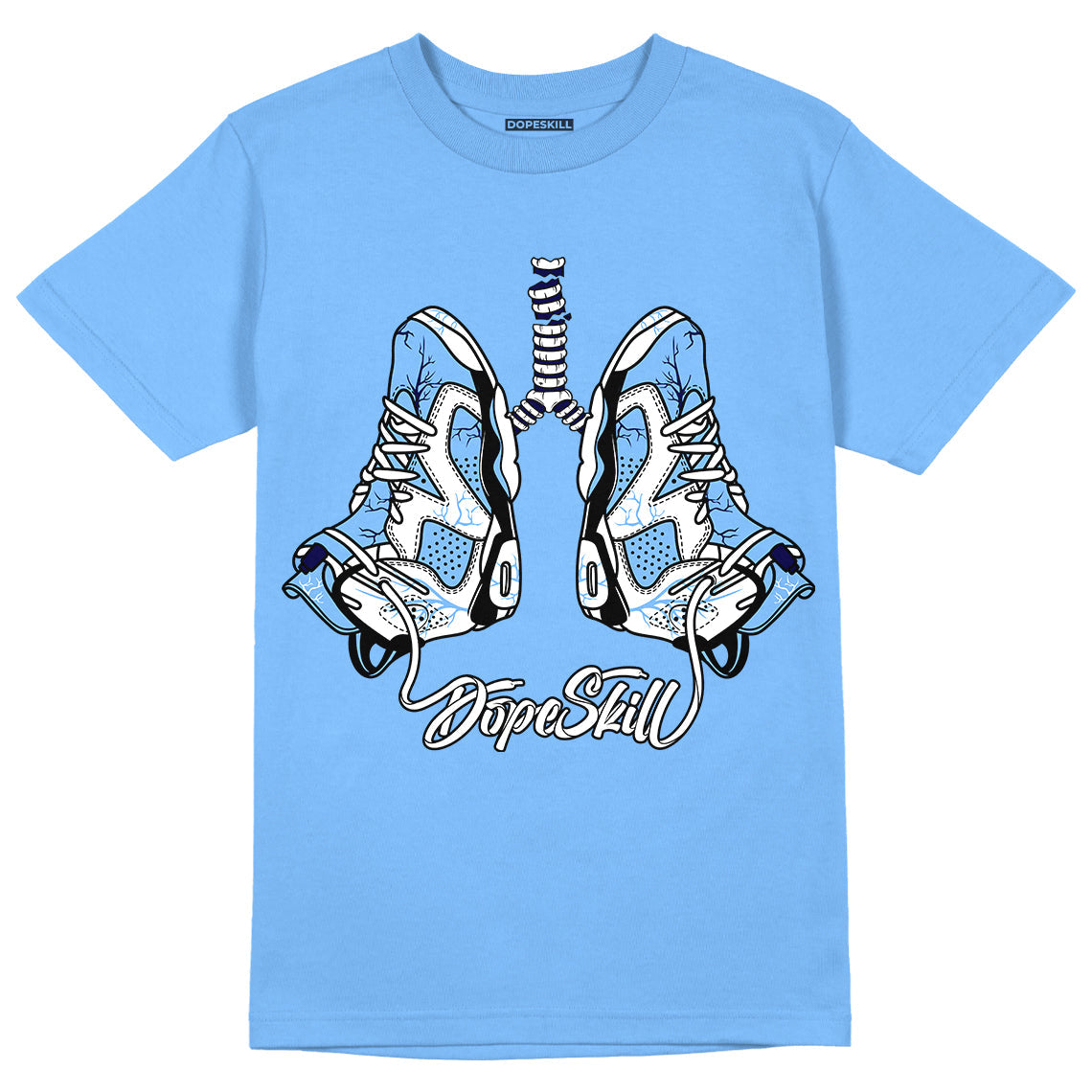 University Blue 6s DopeSkill University Blue T-Shirt Breathe Graphic