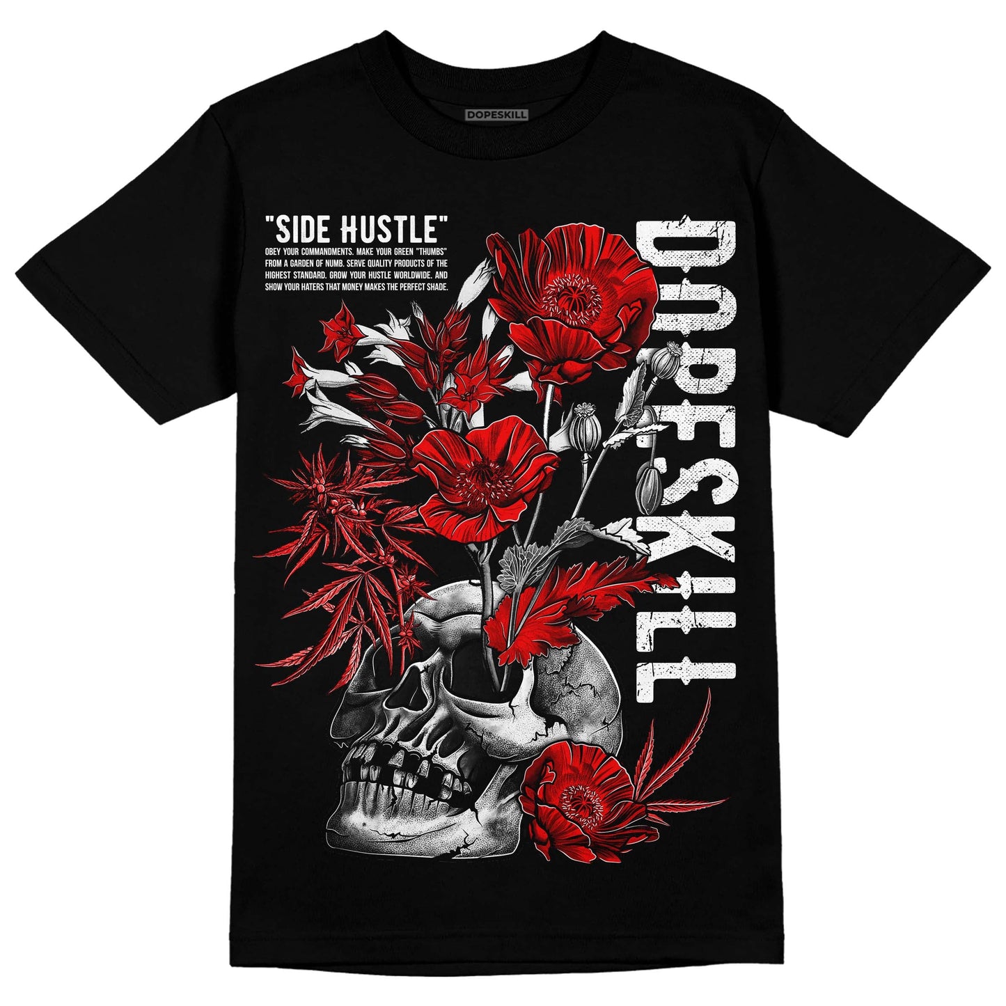 Dunk Low Panda White Black DopeSkill T-Shirt Side Hustle Graphic