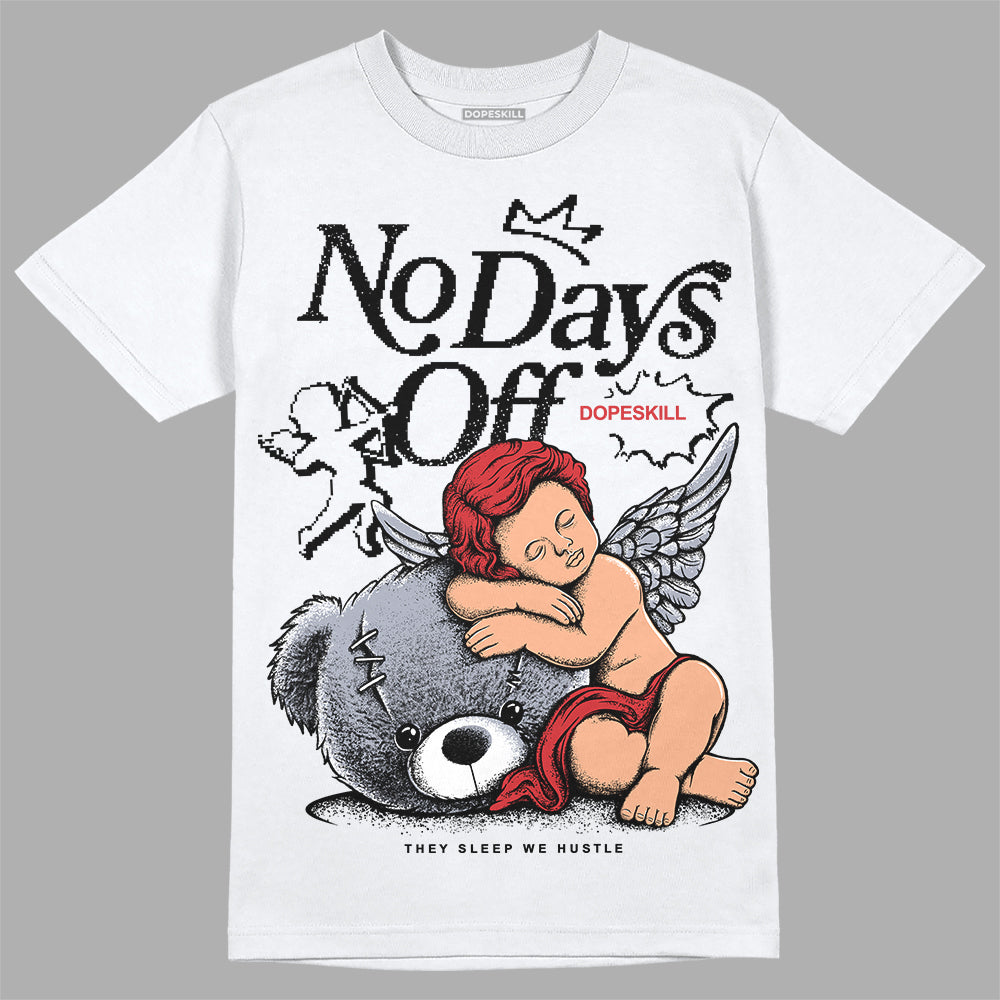 Bred Reimagined 4s DopeSkill T-Shirt New No Days Off Graphic