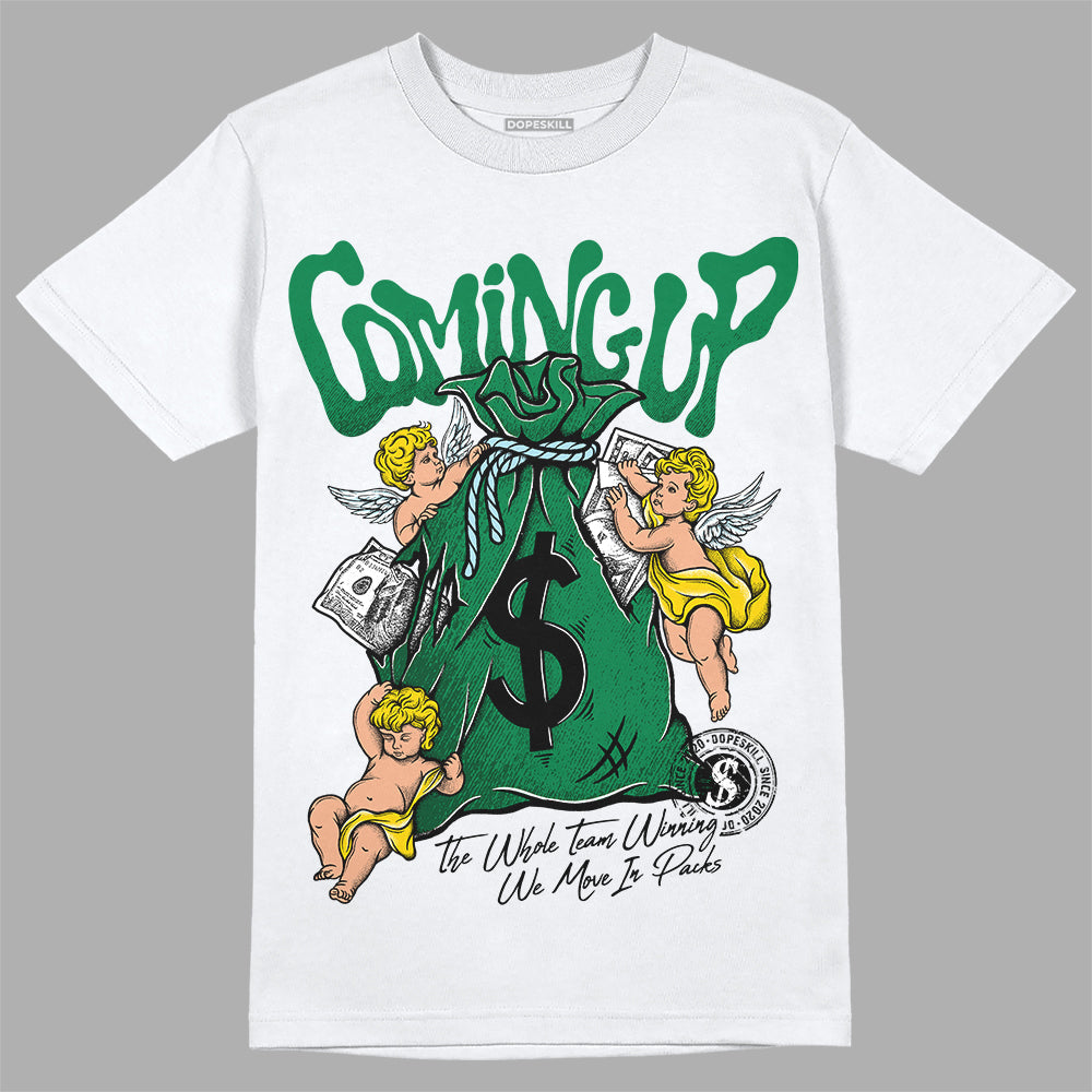 Lucky Green 5s DopeSkill T-Shirt Money Bag Coming Up Graphic