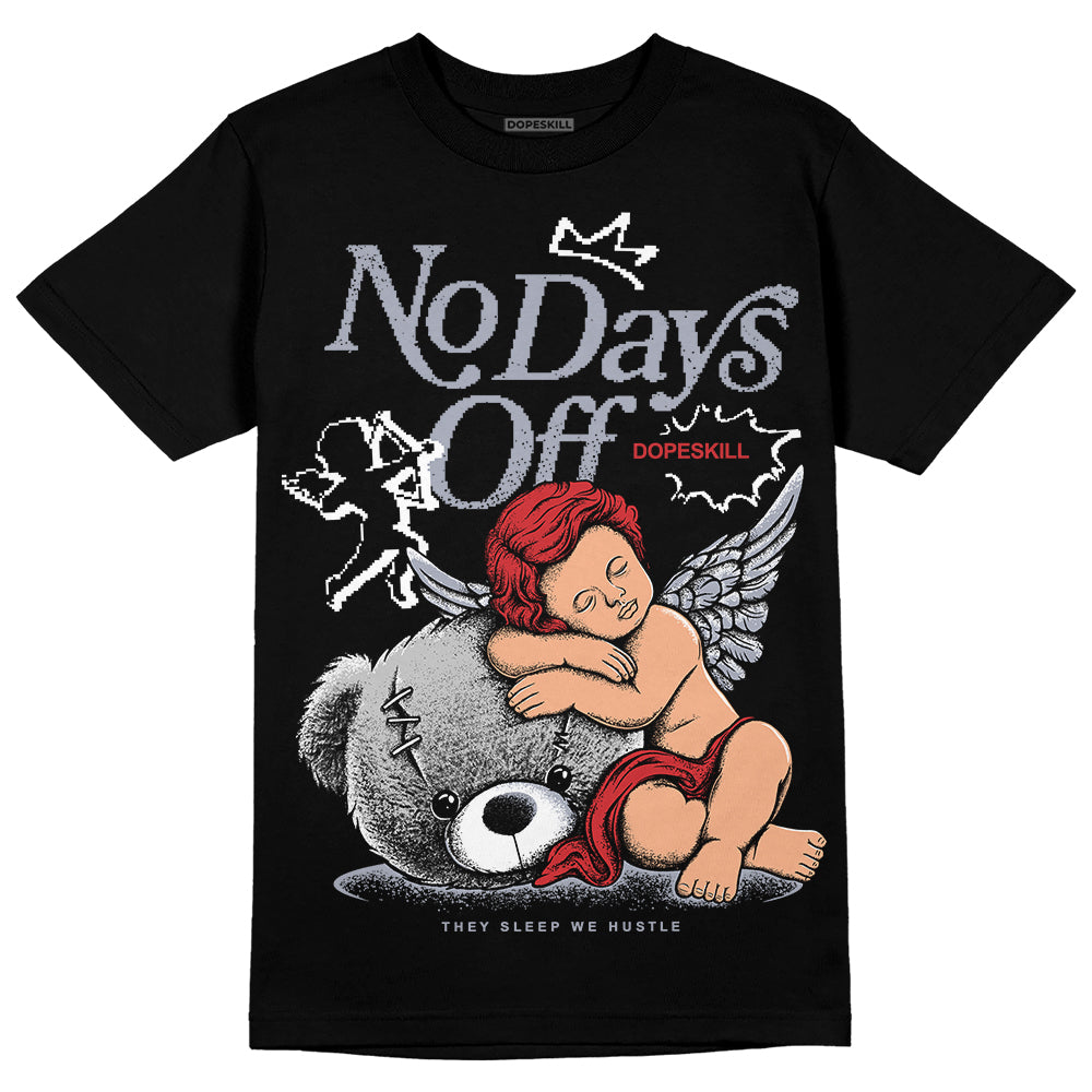 Bred Reimagined 4s DopeSkill T-Shirt New No Days Off Graphic