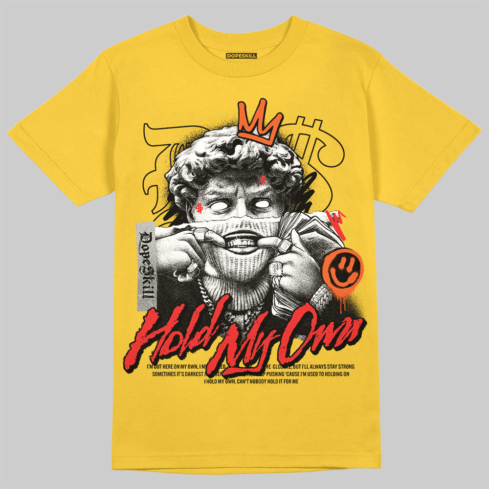 Yellow Collection DopeSkill Gold T-shirt In My Way Graphic