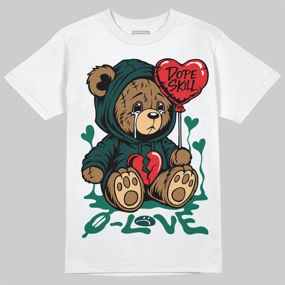 Oxidized Green 4s DopeSkill T-Shirt Broken Bear Graphic