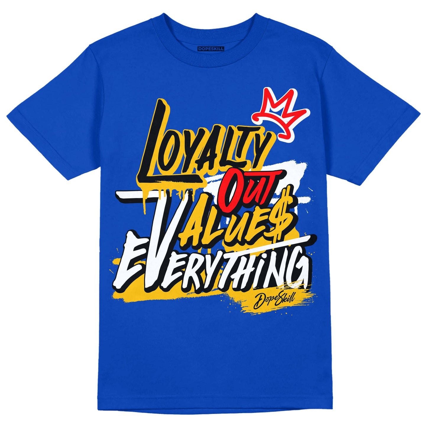 Royal Blue Collection DopeSkill Royal Blue T-shirt LOVE Graphic