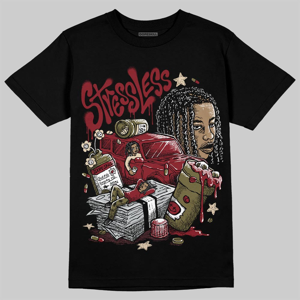 Dunk Dark Team Red/Burgundy Crush DopeSkill T-Shirt Stressless Graphic
