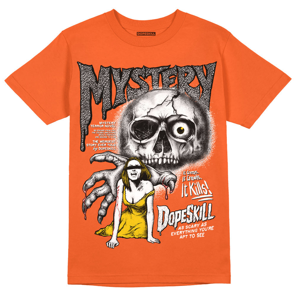 Georgia Peach 3s DopeSkill Orange T-shirt Mystery Ghostly Grasp Graphic