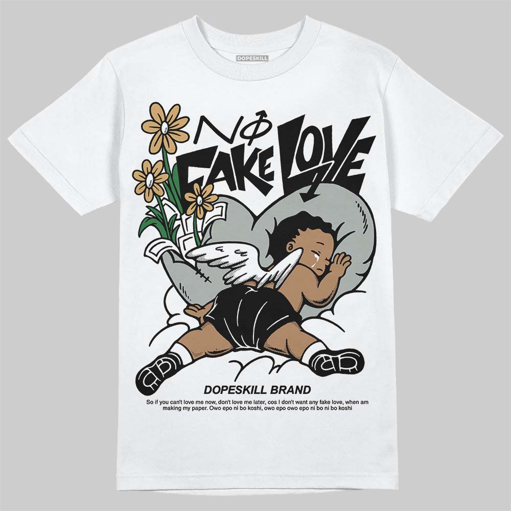 1906R ‚ÄòWhite Gold‚Äô DopeSkill T-Shirt No Fake Love Graphic