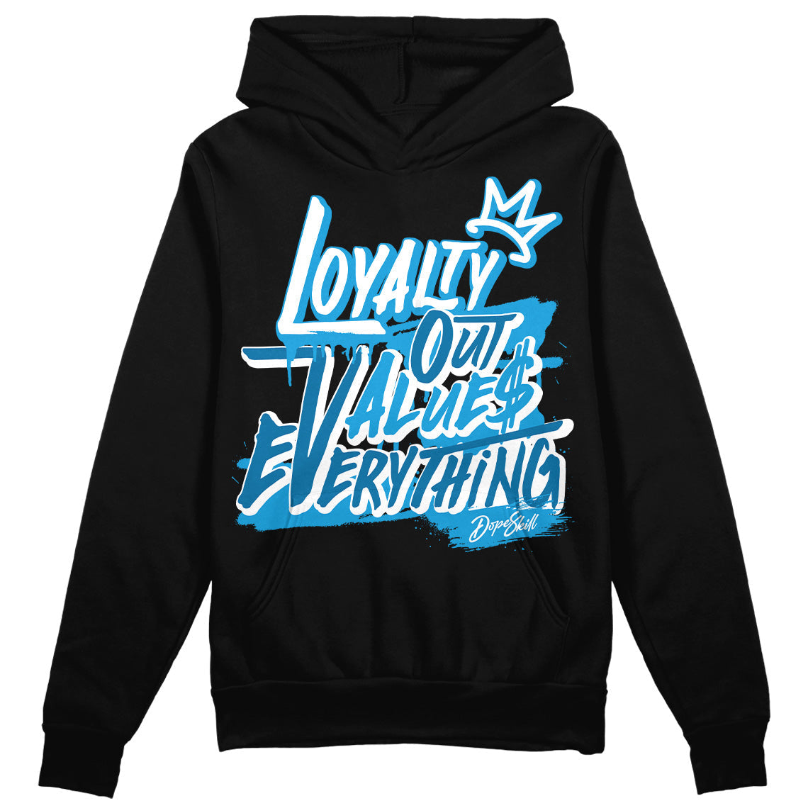 Military Blue 4s DopeSkill Hoodie Sweatshirt LOVE Graphic