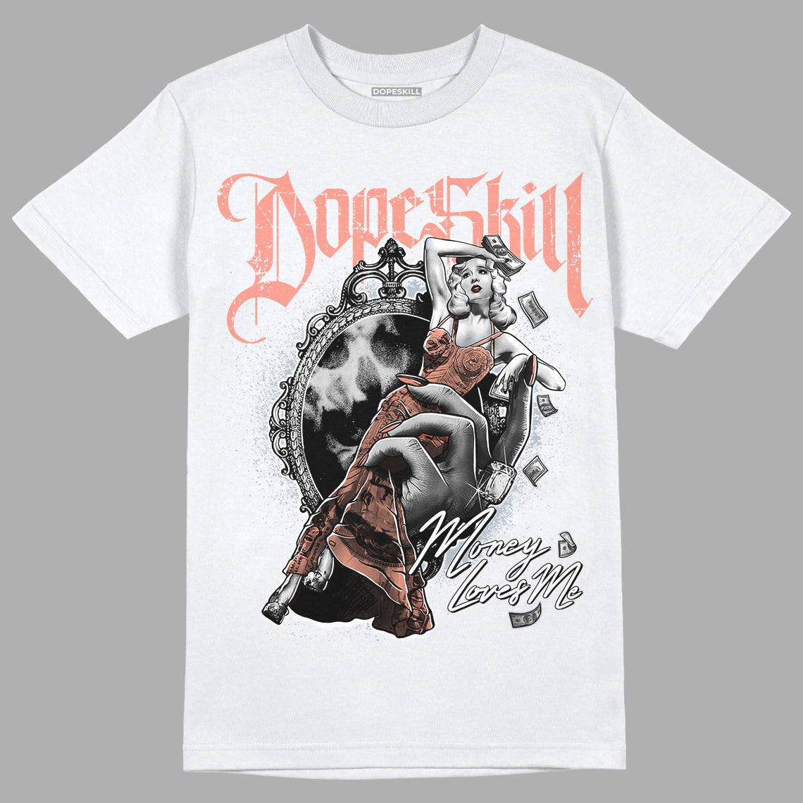 Crimson Bliss 5s DopeSkill T-Shirt Money Loves Me Graphic