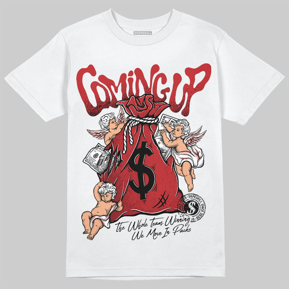 Flu Game 12s DopeSkill T-Shirt Money Bag Coming Up Graphic