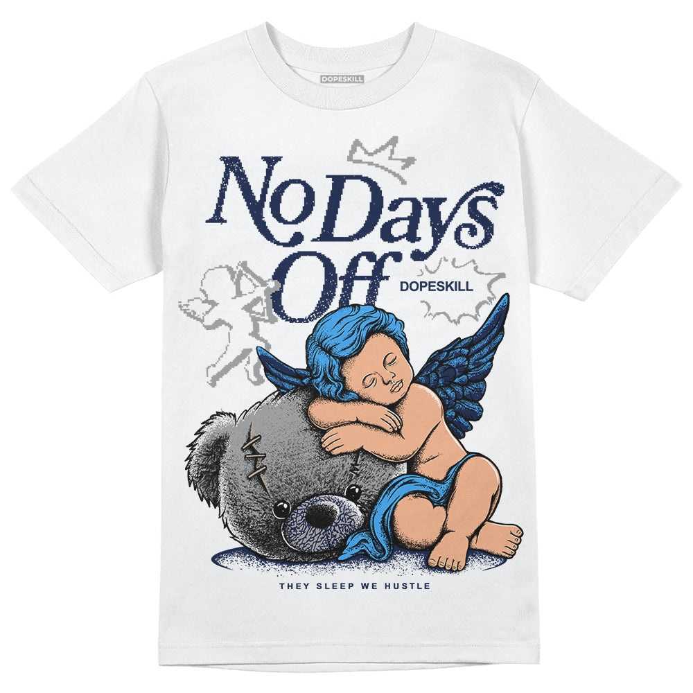 AJ Spizike White Obsidian DopeSkill T-Shirt New No Days Off Graphic