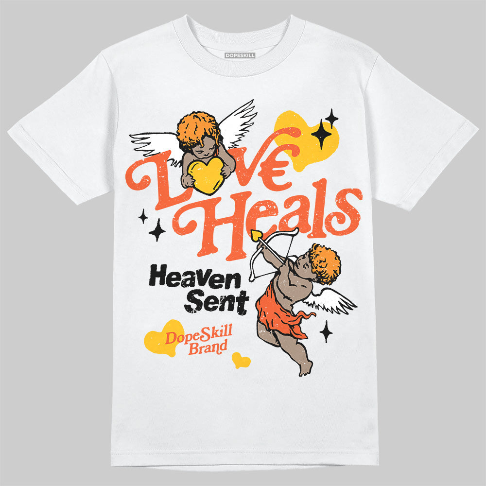 Orange Milk DopeSkill T-Shirt New Love Heals Graphic