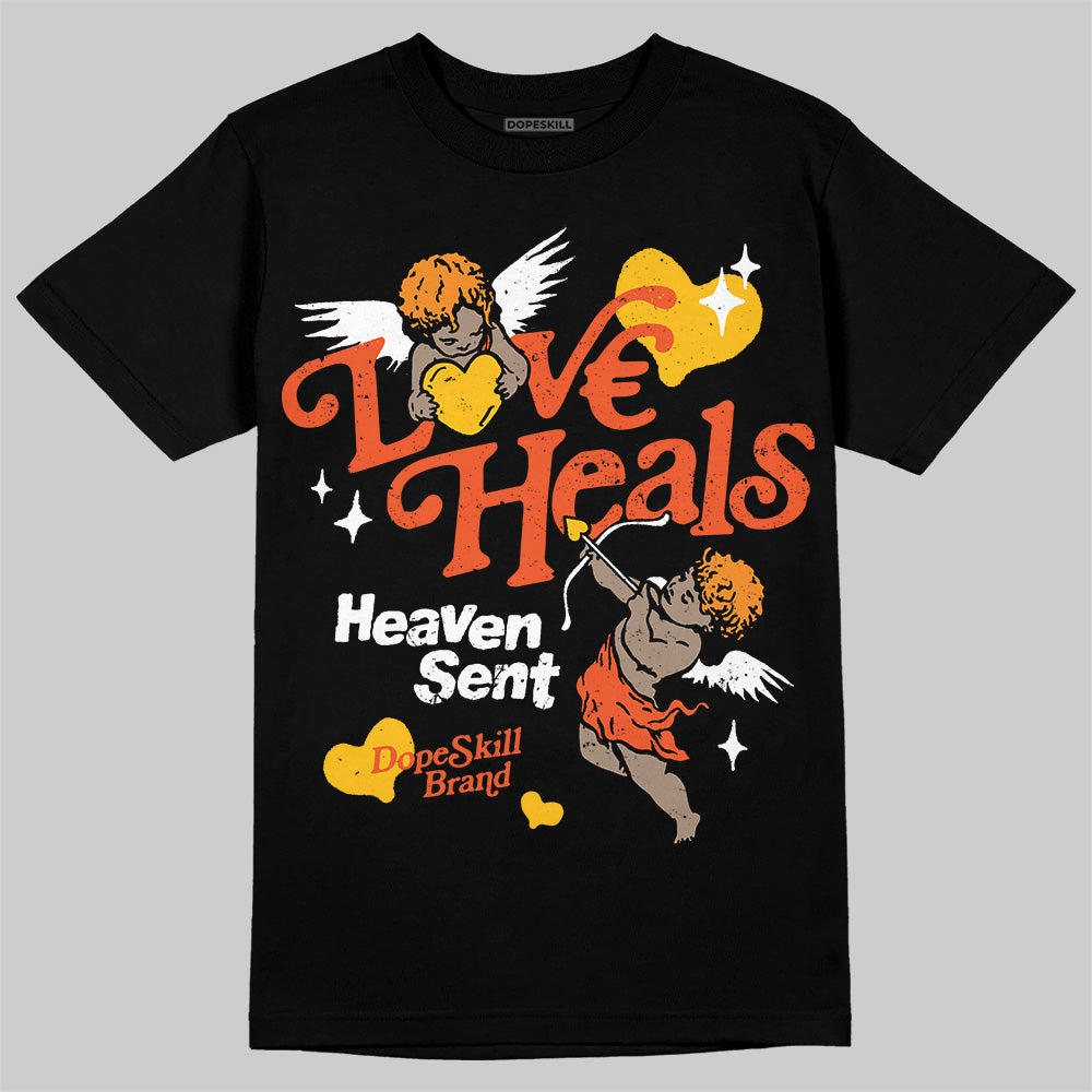 Orange Milk DopeSkill T-Shirt New Love Heals Graphic
