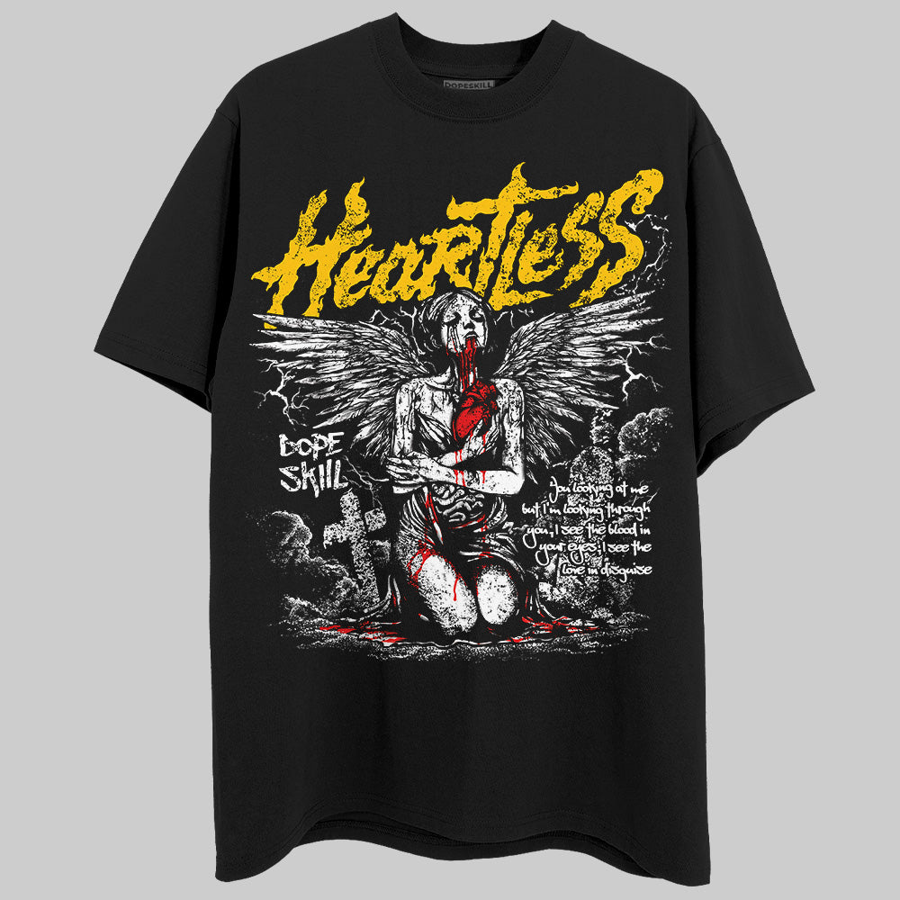 Yellow Collection DopeSkill T-Shirt Heartless Graphic