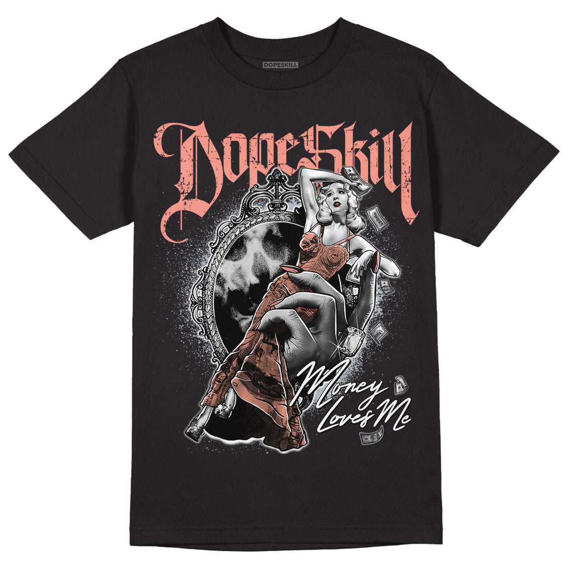 Crimson Bliss 5s DopeSkill T-Shirt Money Loves Me Graphic