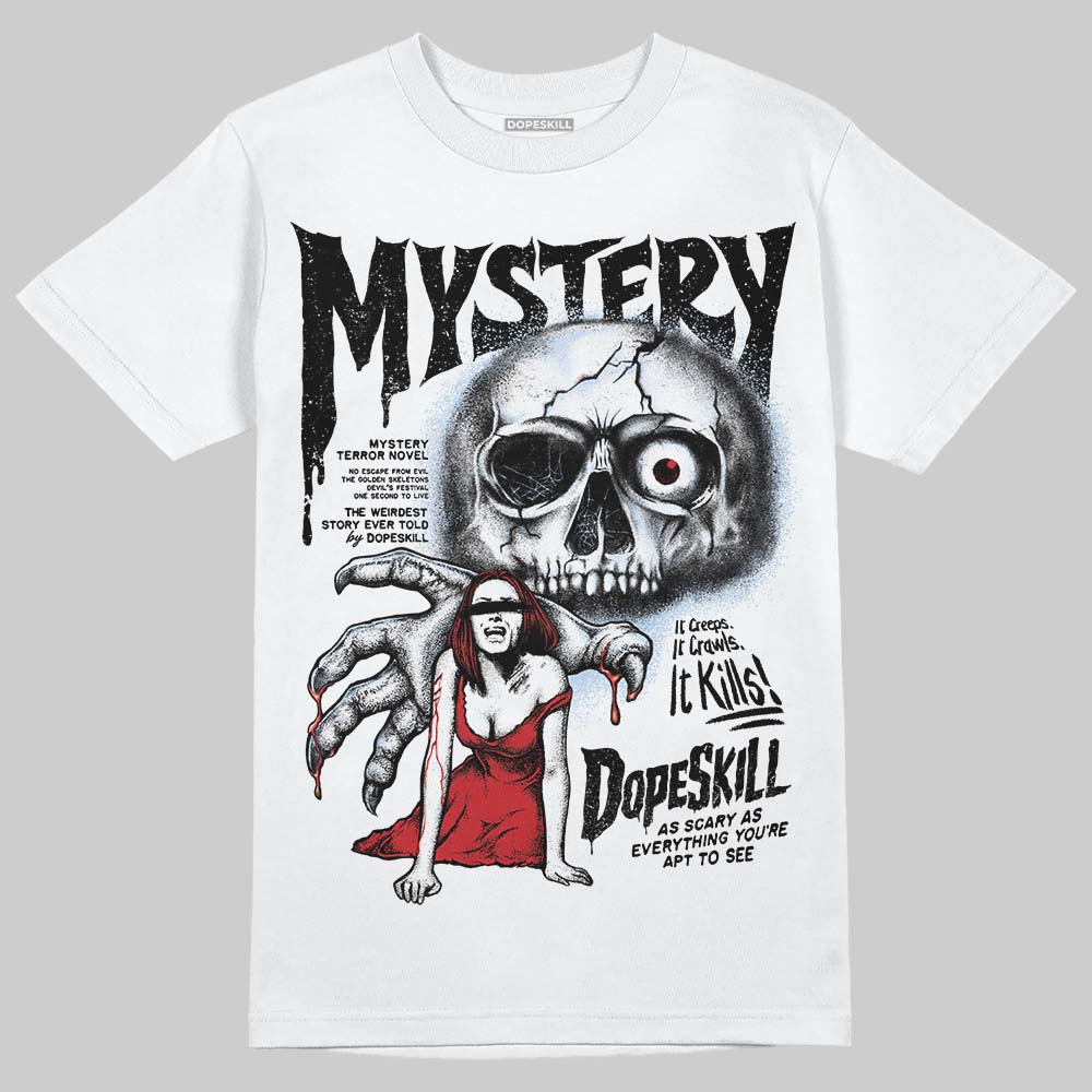 Black Metallic Reimagined 5s DopeSkill T-Shirt Mystery Ghostly Grasp Graphic