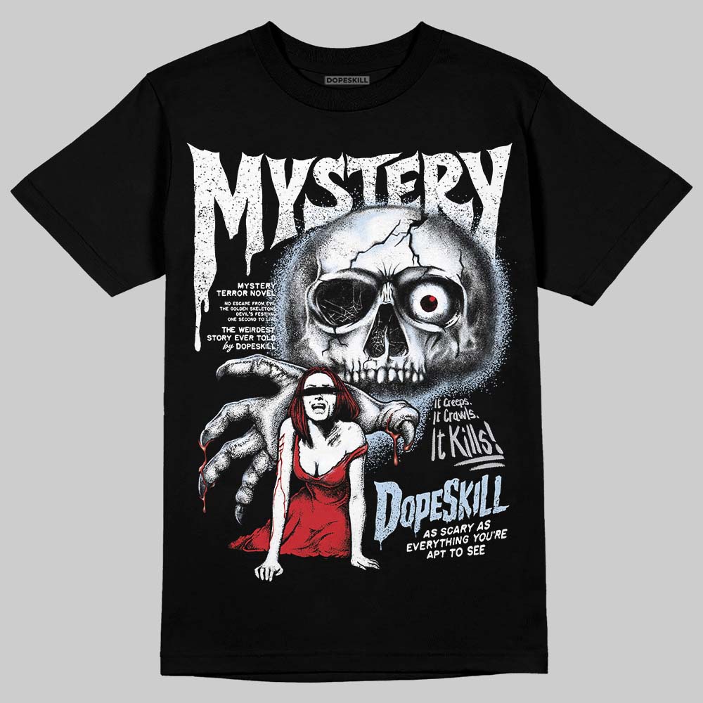 Black Metallic Reimagined 5s DopeSkill T-Shirt Mystery Ghostly Grasp Graphic
