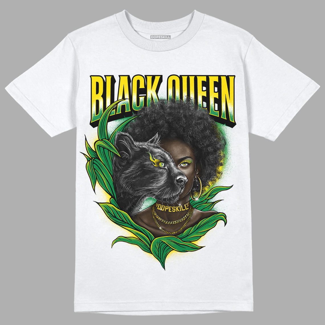 Dunk Low Reverse Brazil DopeSkill T-Shirt New Black Queen Graphic