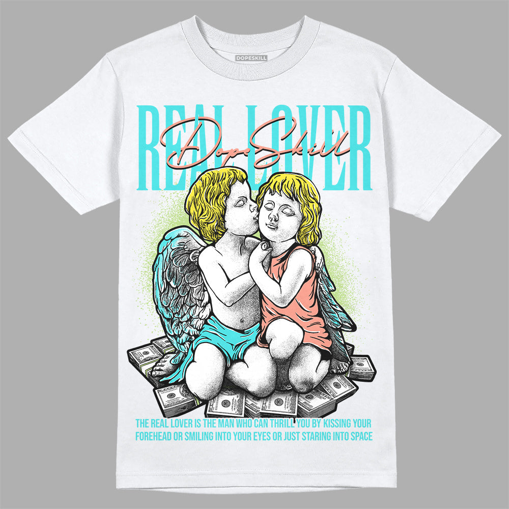 Cyan Burst 9060 DopeSkill T-Shirt Real Lover Graphic