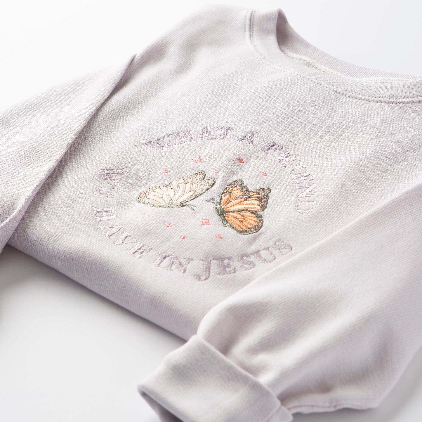 Embroidered What a Friend Sweatshirt - 20