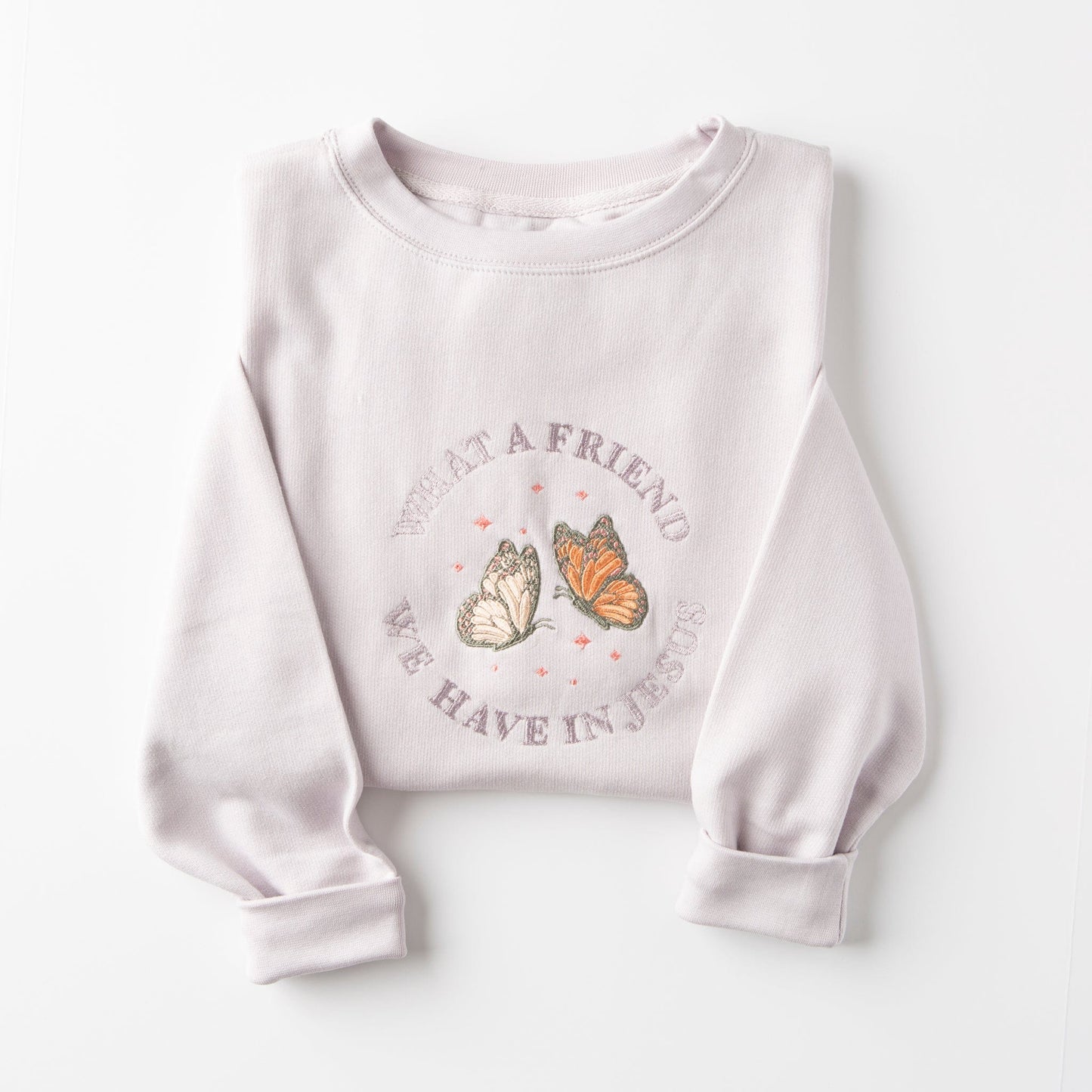 Embroidered What a Friend Sweatshirt - 20
