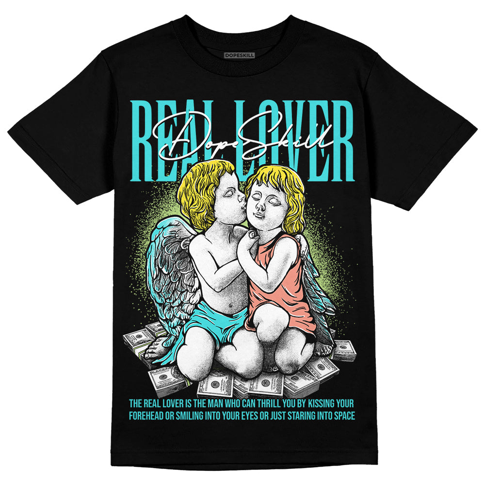 Cyan Burst 9060 DopeSkill T-Shirt Real Lover Graphic