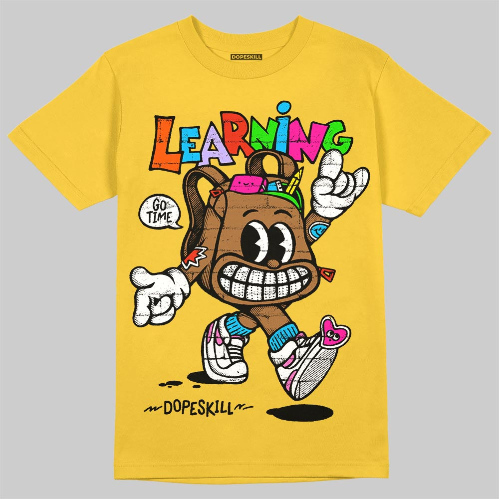 Yellow Collection DopeSkill T-Shirt Learning Graphic