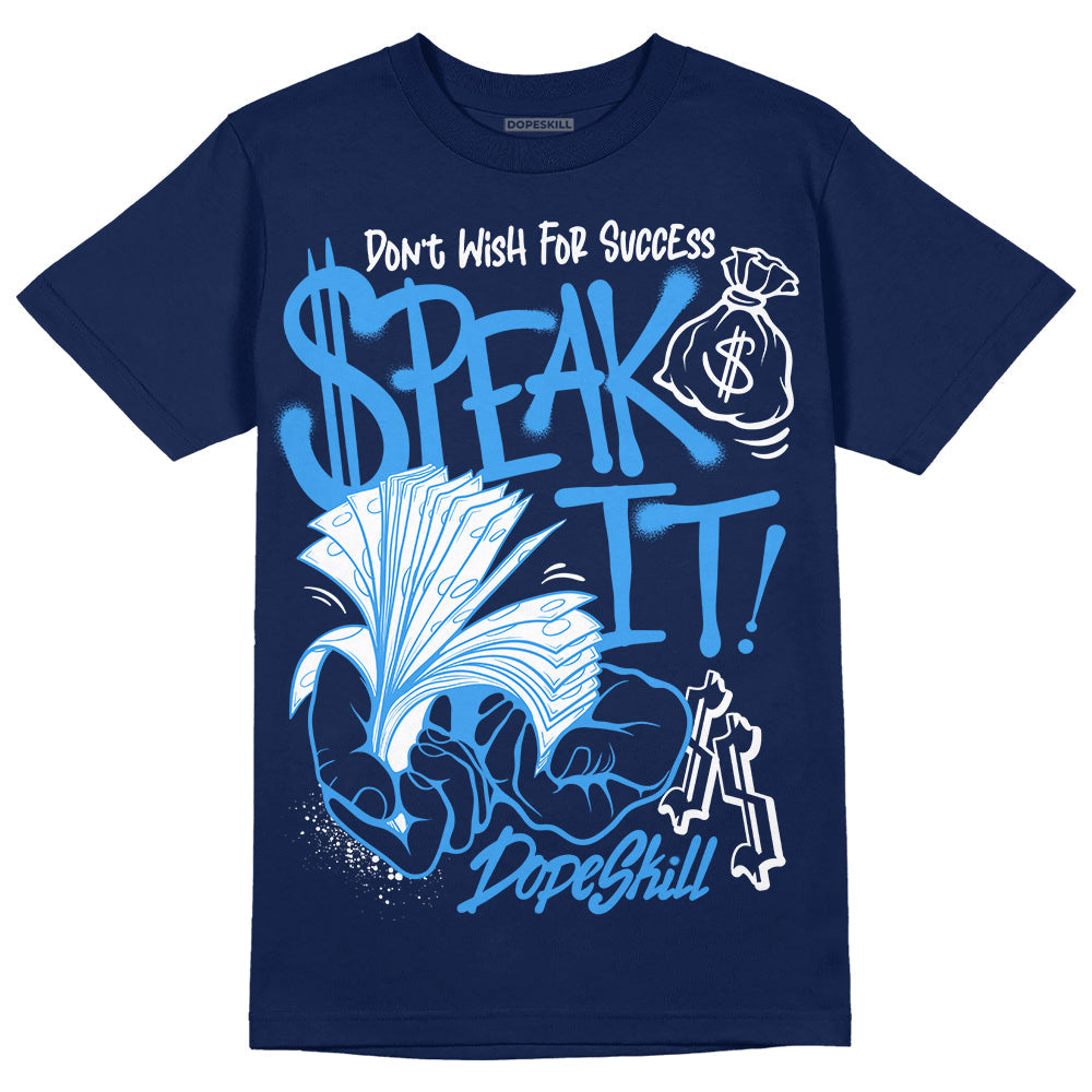 Midnight Navy 3s DopeSkill Navy T-shirt Speak It Graphic