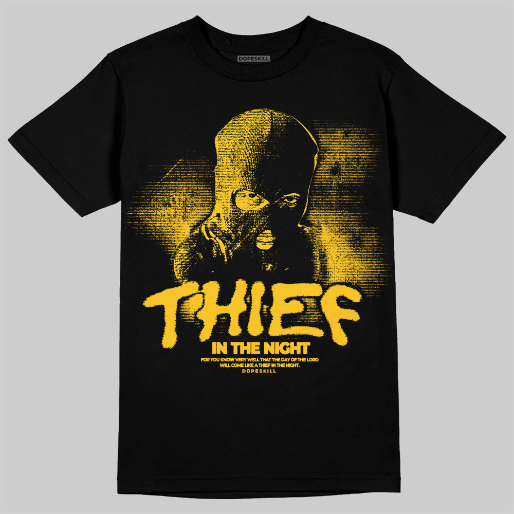 Yellow Collection DopeSkill T-Shirt Thief In The Night Graphic