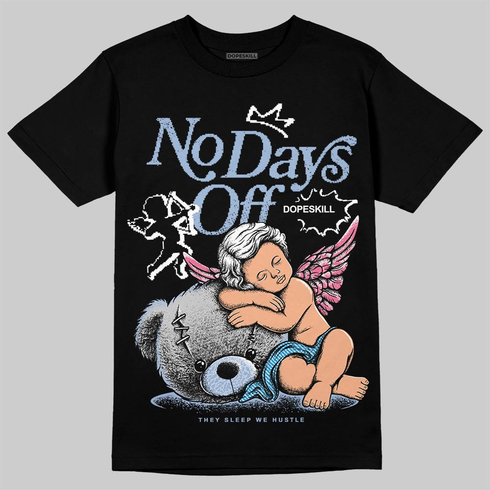 Denim Pink Glow 3s DopeSkill T-Shirt New No Days Off Graphic