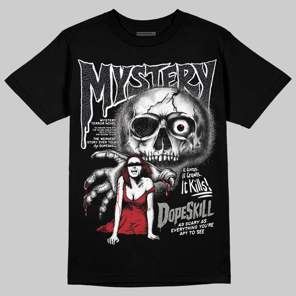 Black Cat 3s DopeSkill T-Shirt Mystery Ghostly Grasp Graphic