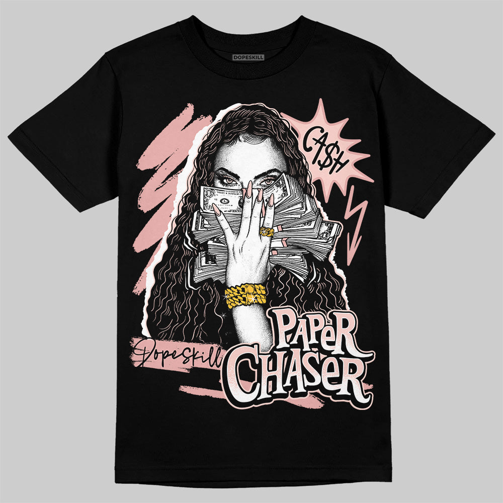 Leather Curb Glitter Pale Pink DopeSkill T-Shirt NPC Graphic
