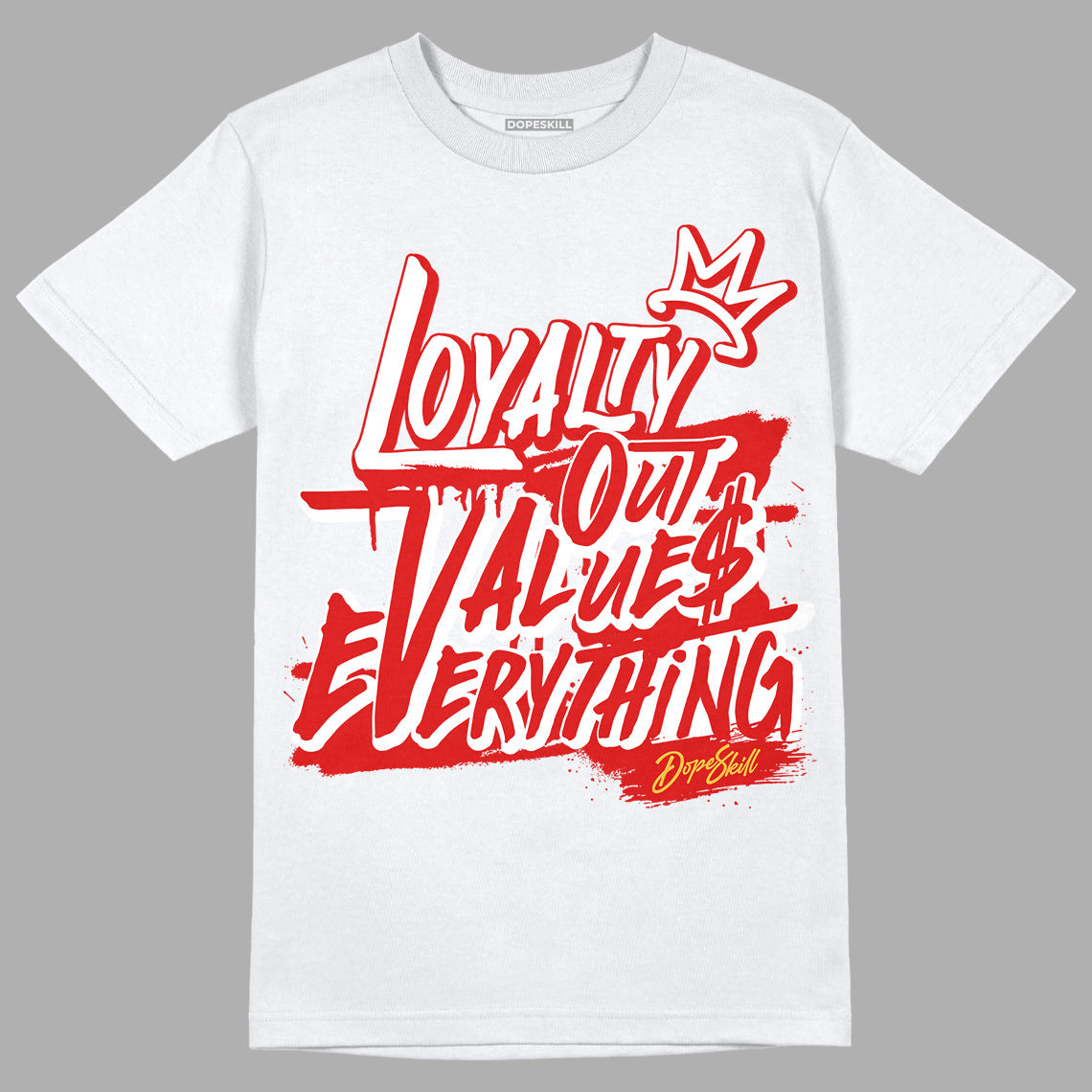 Dunk Low Gym Red DopeSkill T-Shirt LOVE Graphic