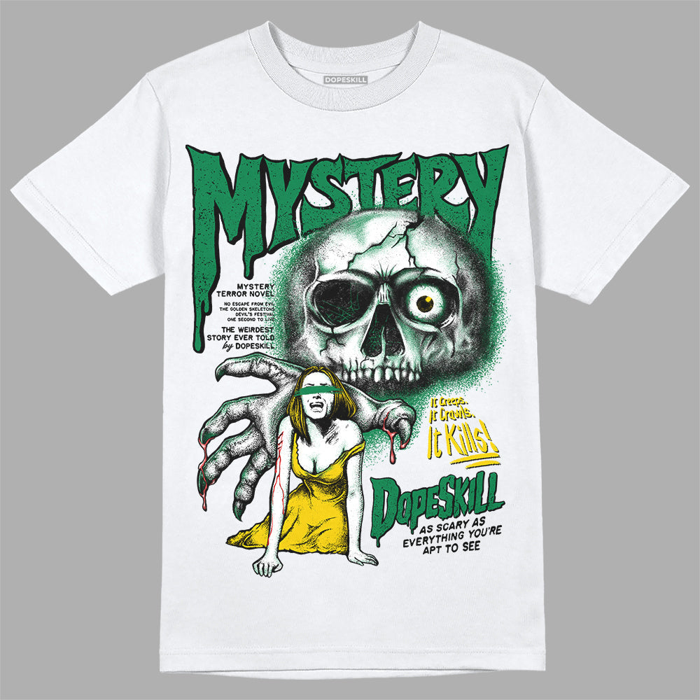 Lucky Green 5s DopeSkill T-Shirt Mystery Ghostly Grasp Graphic