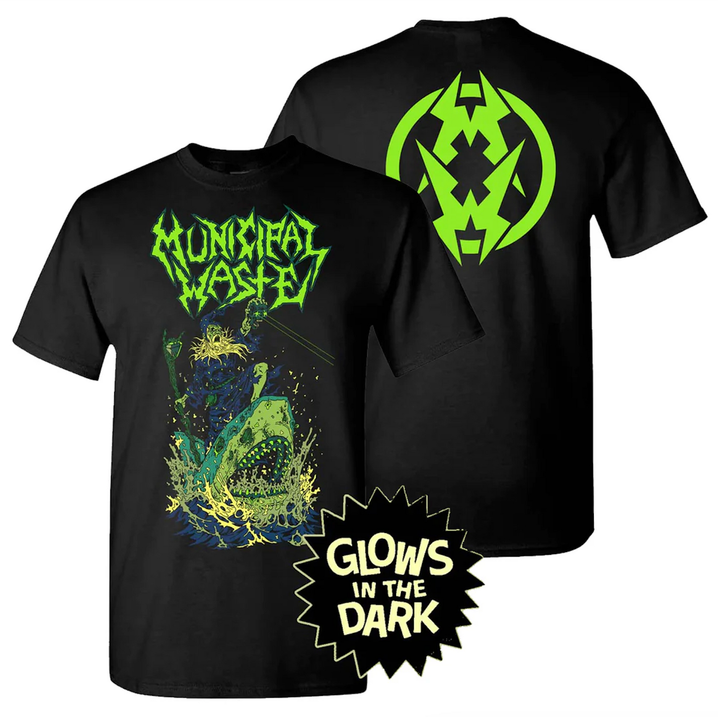 Municipal Waste "Zombie Shark" T-Shirt