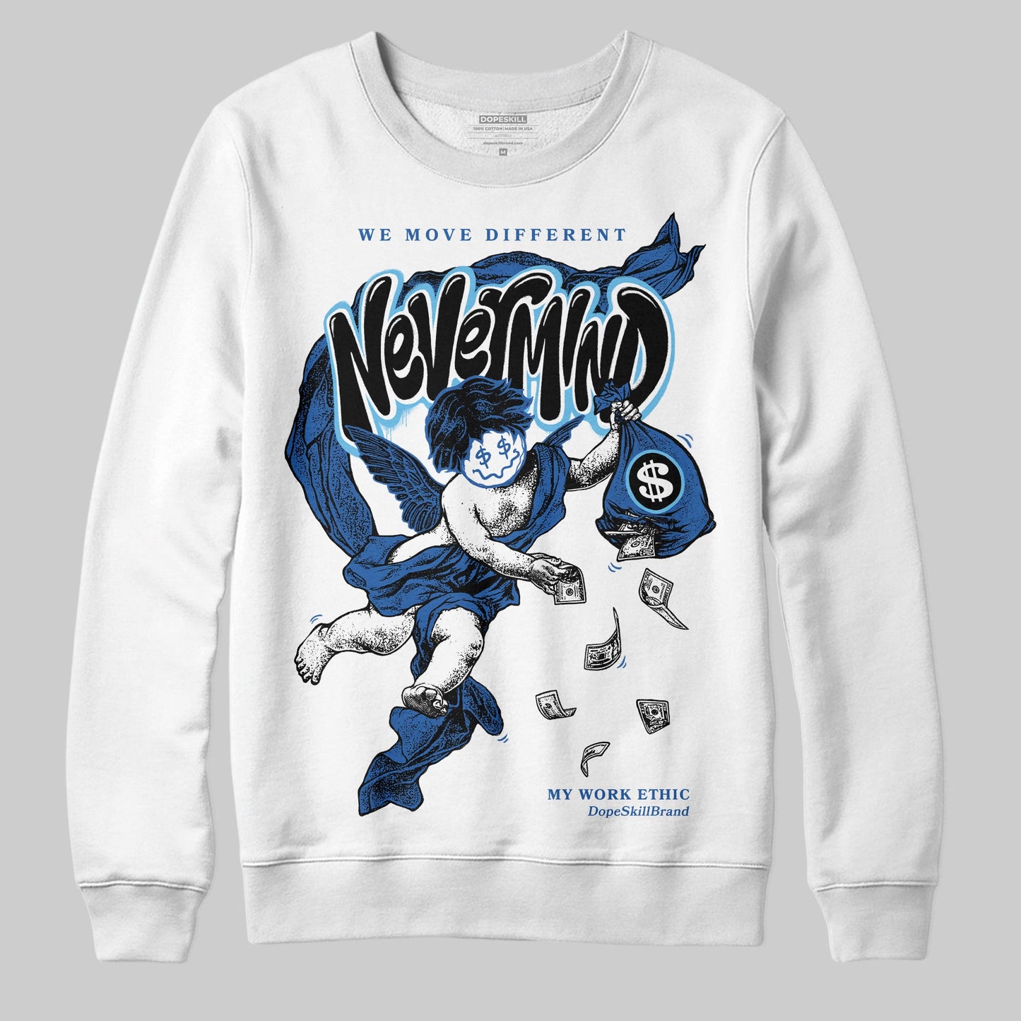 Blueberry 12s DopeSkill Sweatshirt Nevermind Graphic
