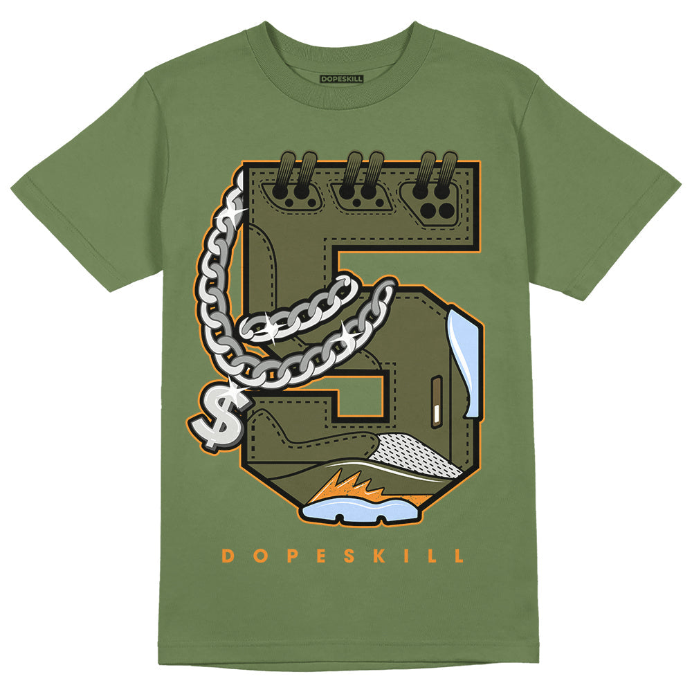 Olive 5s DopeSkill Olive T-shirt No.5 Graphic