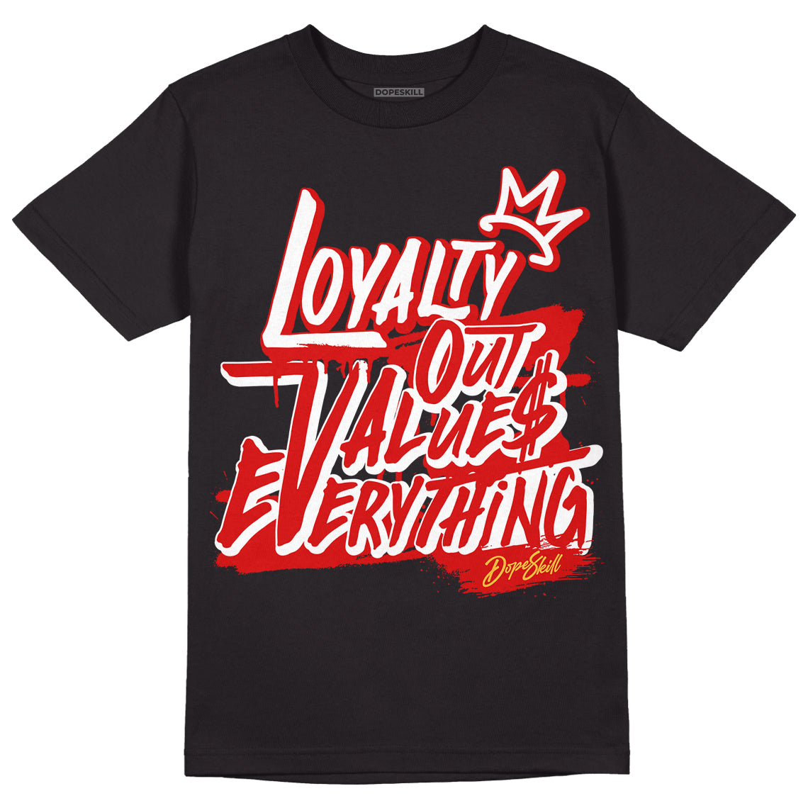 Dunk Low Gym Red DopeSkill T-Shirt LOVE Graphic