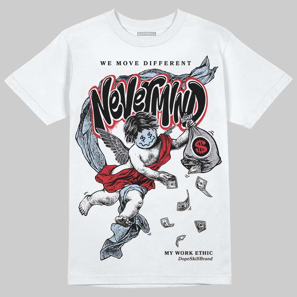 Black Metallic Reimagined 5s DopeSkill T-Shirt Nevermind Graphic