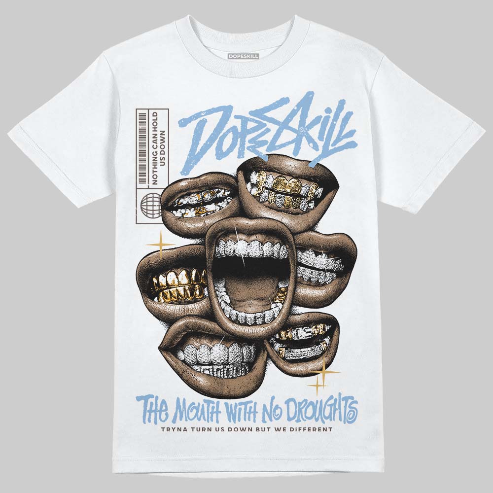 Handball Spezial Light Blue DopeSkill T-Shirt The Mouth With No Droughts Graphic