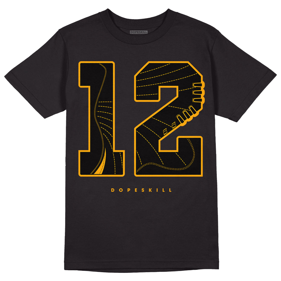 Black Taxi 12s DopeSkill T-Shirt No.12 Graphic