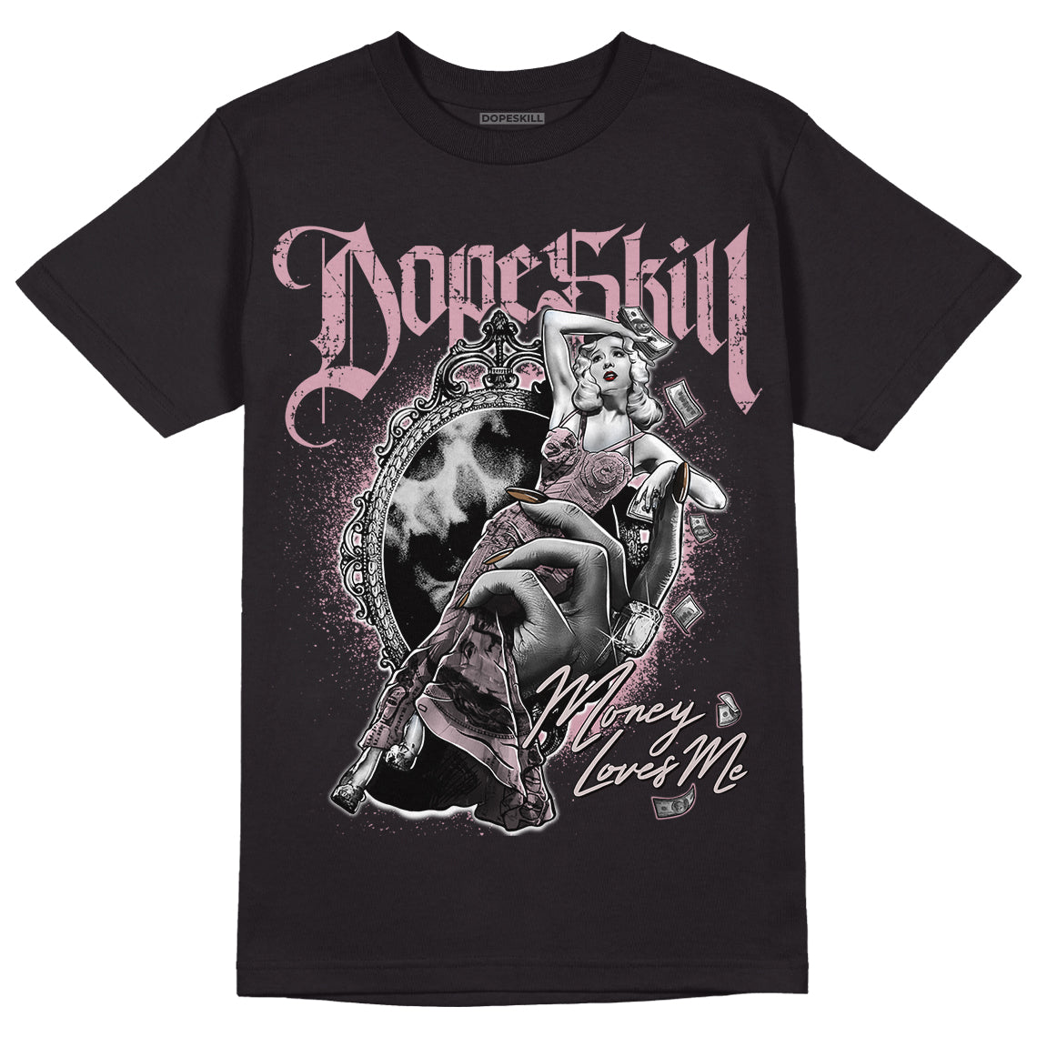 Dunk Low Teddy Bear Pink DopeSkill T-Shirt Money Loves Me Graphic