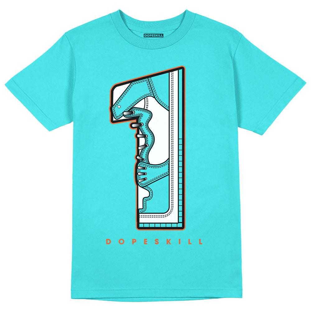Dunk Dolphins DopeSkill Tahiti Blue T-shirt No.1 Graphic
