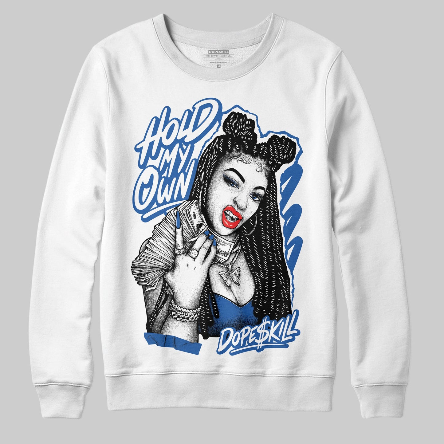 Blueberry 12s DopeSkill Sweatshirt New H.M.O Graphic