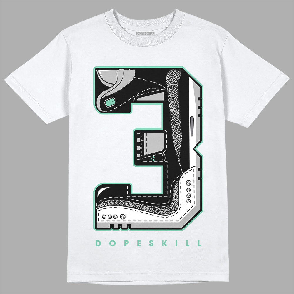 Green Glow 3s DopeSkill T-Shirt No.3 Graphic